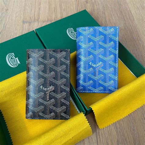 goyard cart holder|goyard card holder men.